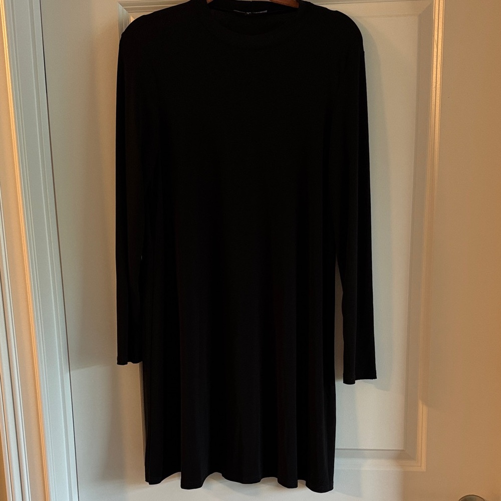Chic Black Long Sleeve Dress